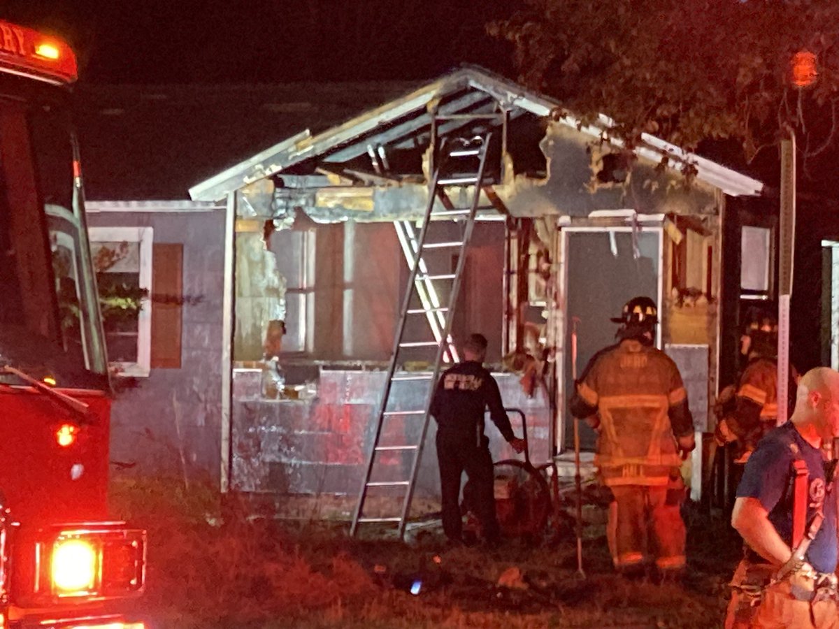@THEJFRD around 3am to the 900 blk of Superior st to a house fire - they could see fire on the outside of the home - the fire is considered suspicious as nobody was living there -power had been turned off - The State Fire Marshall called to investigate