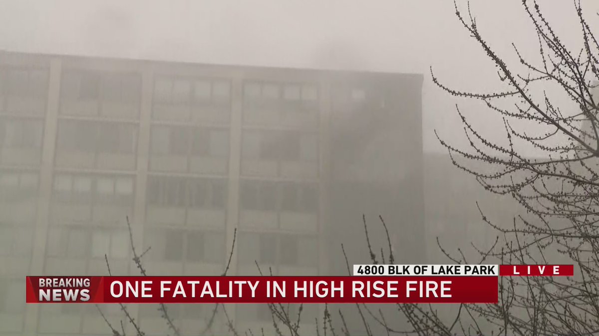 1 dead in Kenwood high-rise fire; 'good progress' being made