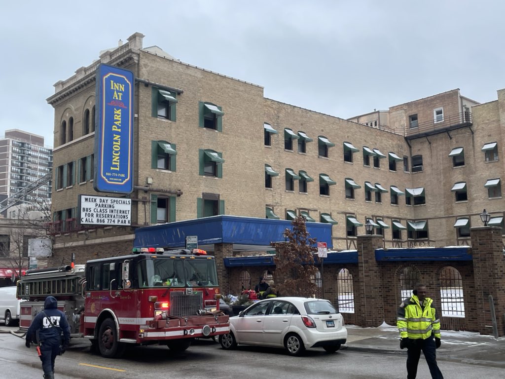 Still and Box  for fire in hotel building that is vacant and  under rehab 611 Diversey   Fire was in fuel storage in basement.  Heavy smoke but contained. Fire is out crews bing decontaminated