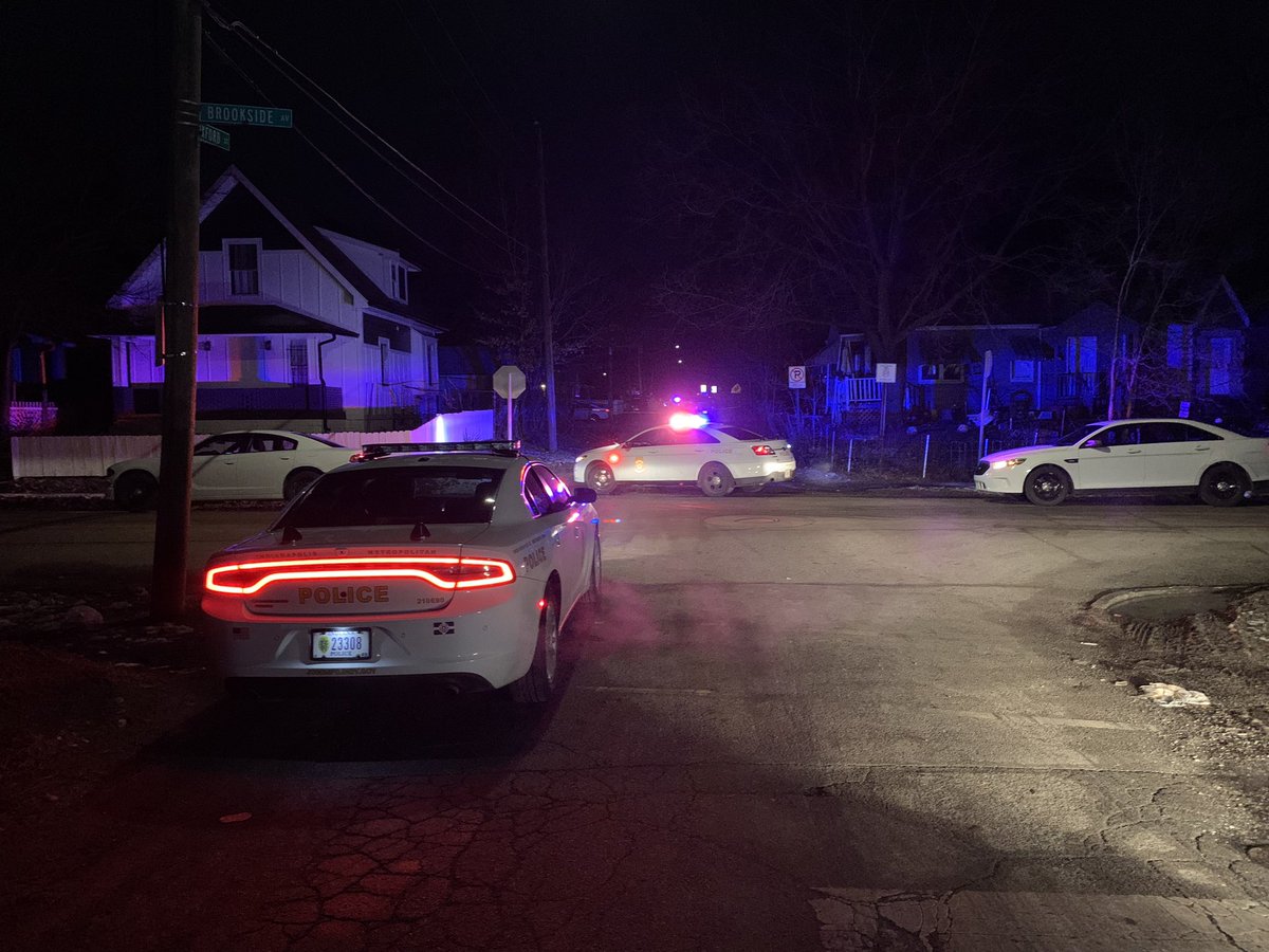 Scene of a fatal shooting near N Oxford and Brookside on the Near East Side of town. Officers responded just after 5:30 this morning