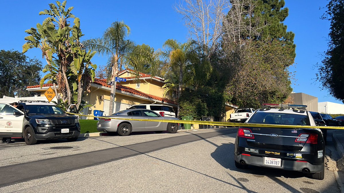 7 shot outside home in a Beverly Glen neighborhood overnight. 4 people died. 3 others in critical. Lapd expected to give update soon. Unclear motive or they're searching for a suspect. Homicide detectives are here canvassing the scene, talking to witnesses