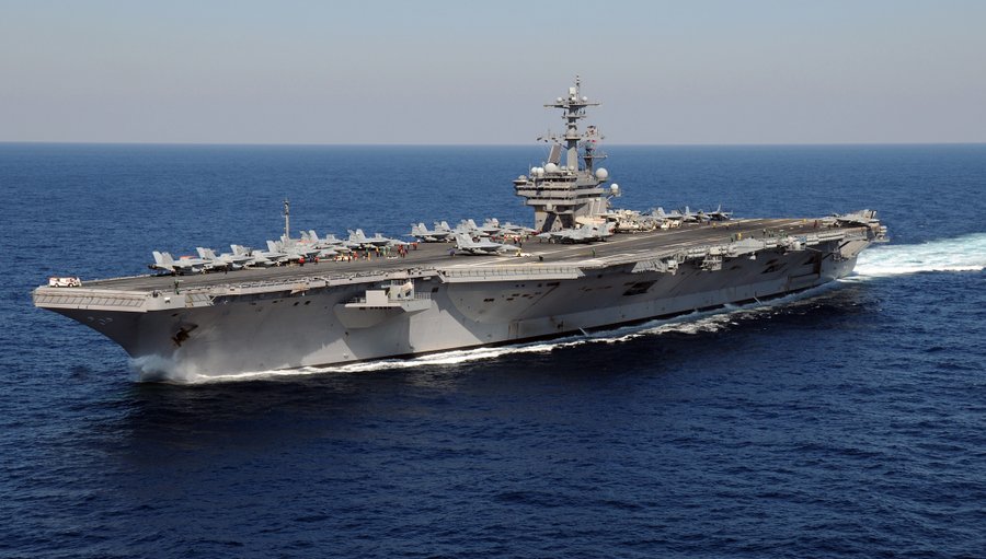The US Department of Defense decided to send the George HW Bush aircraft carrier to Turkey to help earthquake victims
