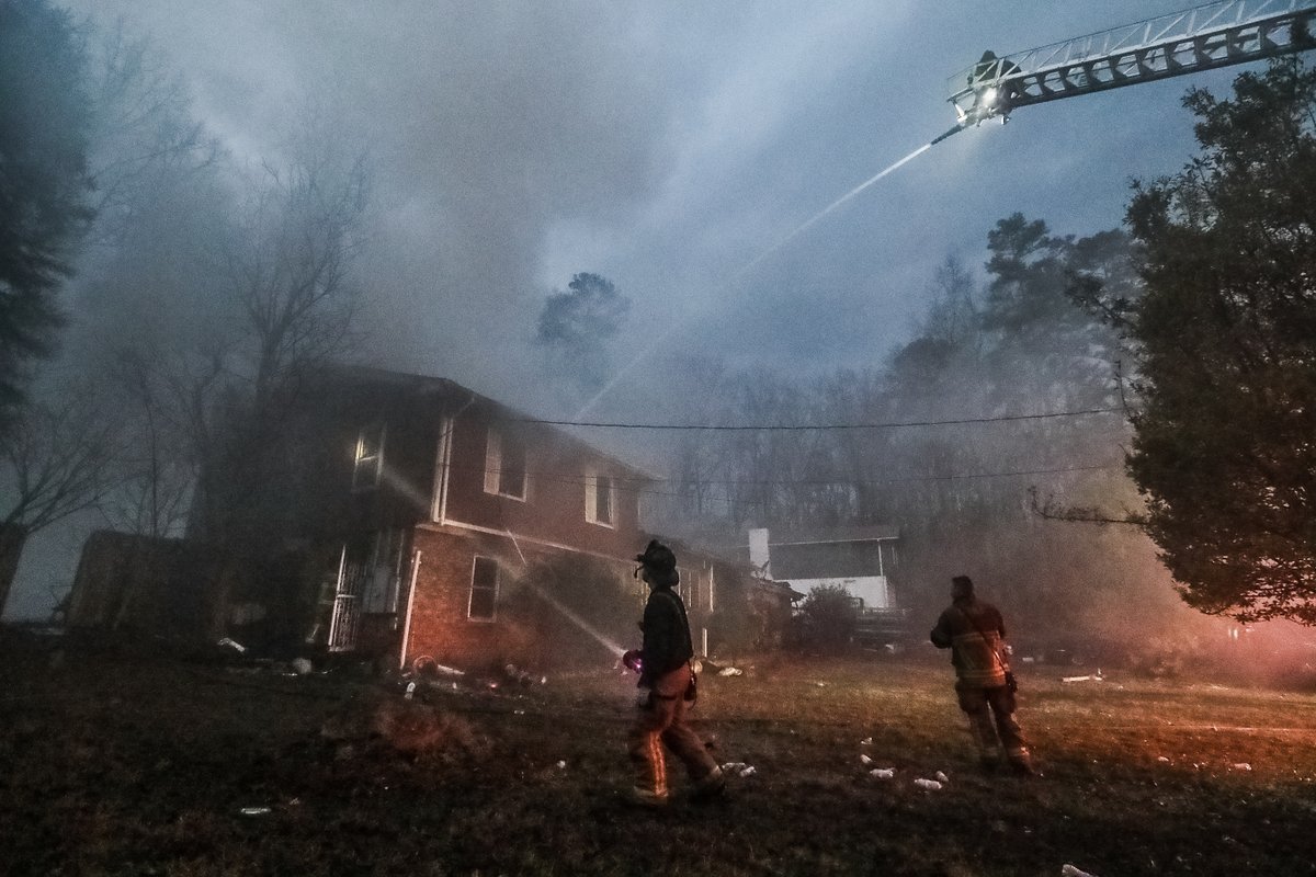 No residents or firefighters were injured but two cats and a dog perished in a house fire early Friday morning in DeKalb County, officials said