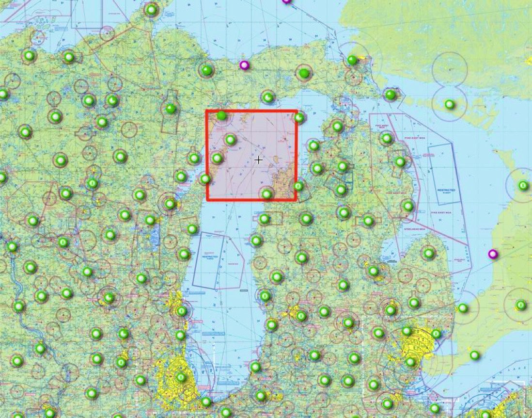 Airspace closed above Lake Michigan for 'national defense purposes'; exact reason unclear