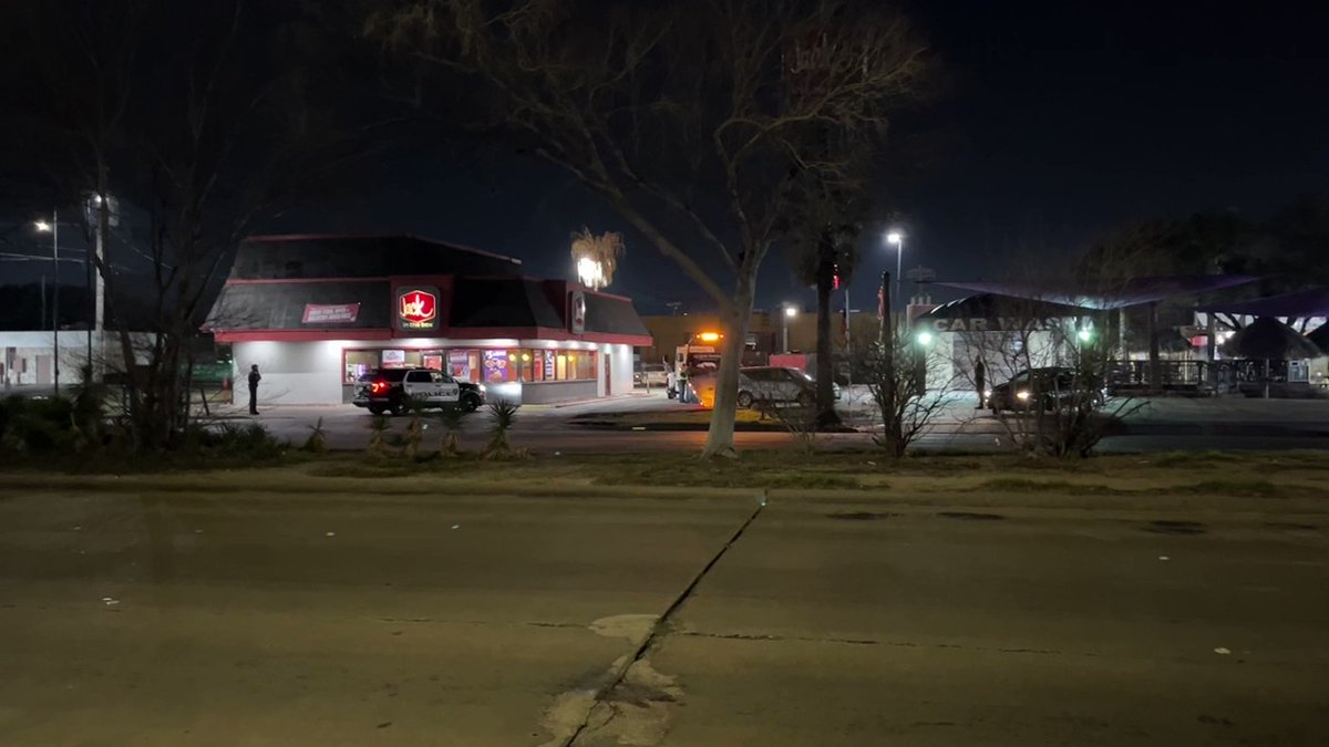 Houston Police investigating a shooting involving an officer and a suspect who allegedly had a gun. This happened after a brief chase with what police say was a stolen car