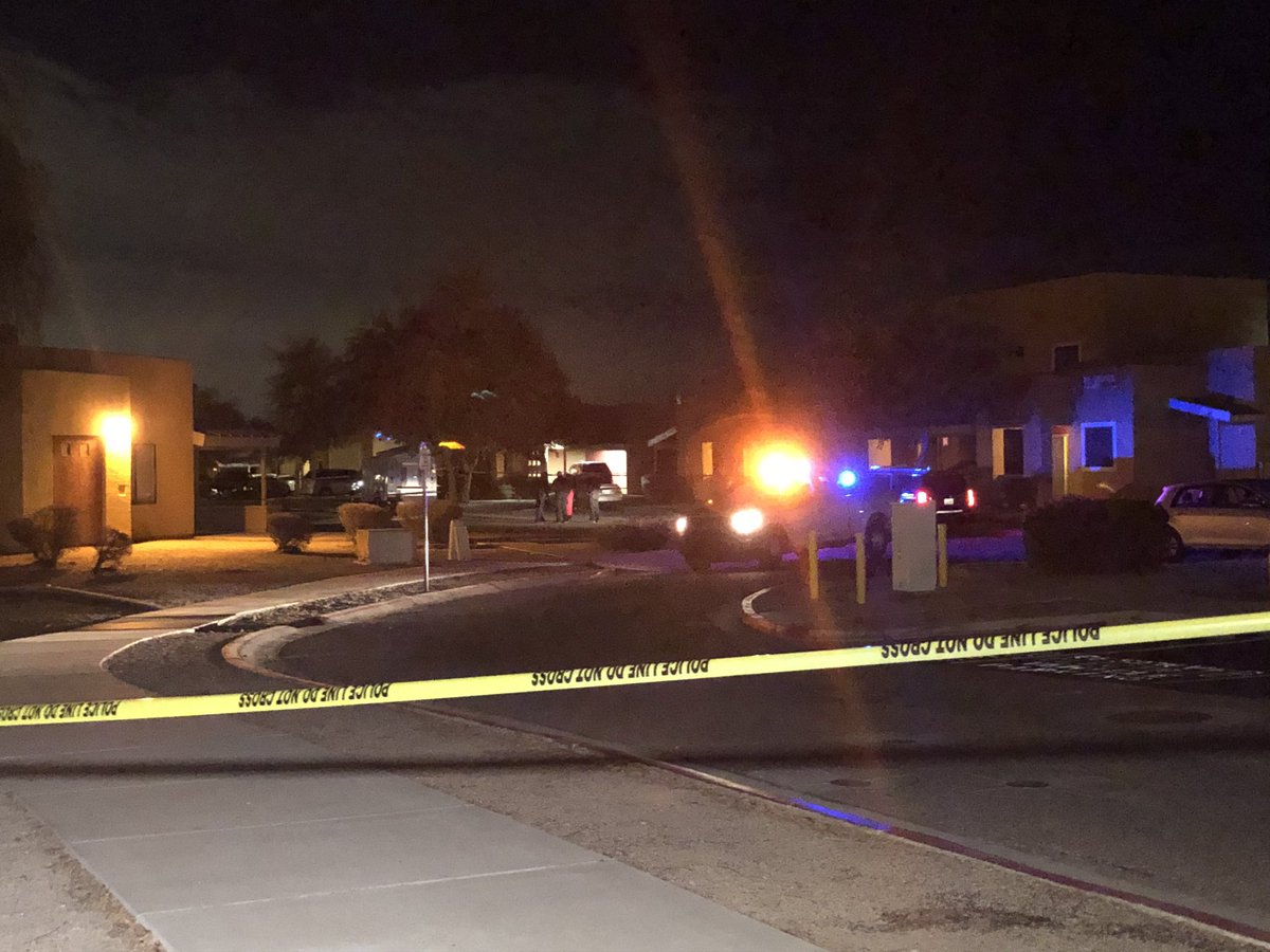 A suspect is dead following officer involved shooting in Avondale. Police say they got a call about a man - armed with a gun- chasing a woman. When officers arrived they engaged with suspect & shot him. No officers hurt