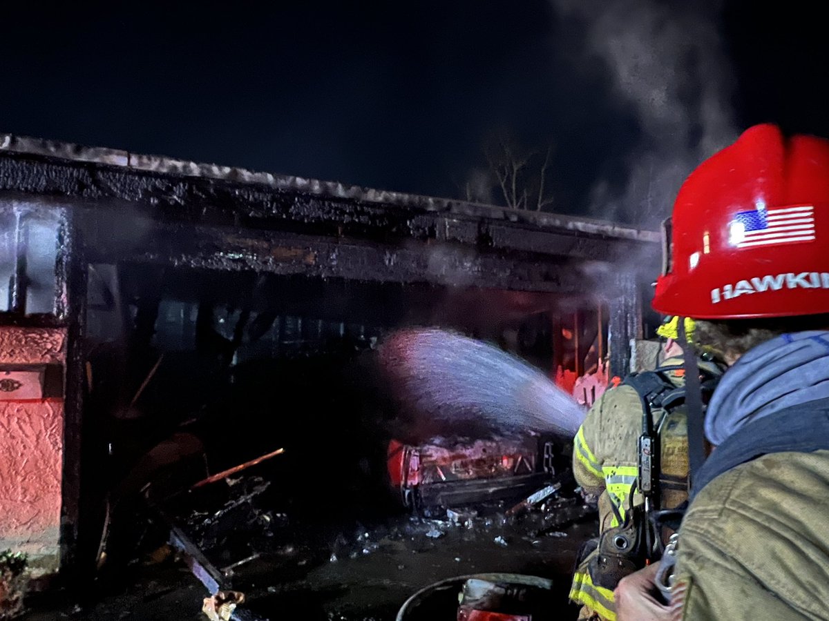 Cypress - Firefighters were dispatched to the 6800 block of Breton Way for a residential fire at 8:28 pm. Engine & Medic 46 found a fully-involved garage fire that was threatening a condo &amp; an adjacent garage. FFs made an aggressive attack that prevented extension of the fire