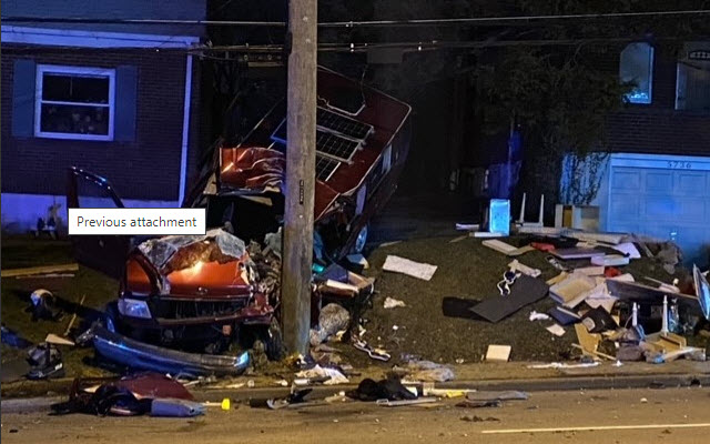 Serious injury crash closes Glenway Avenue in Westwood for the next several hours, police tell.  Three people are hospitalized, including the driver who has life-threatening injuries.