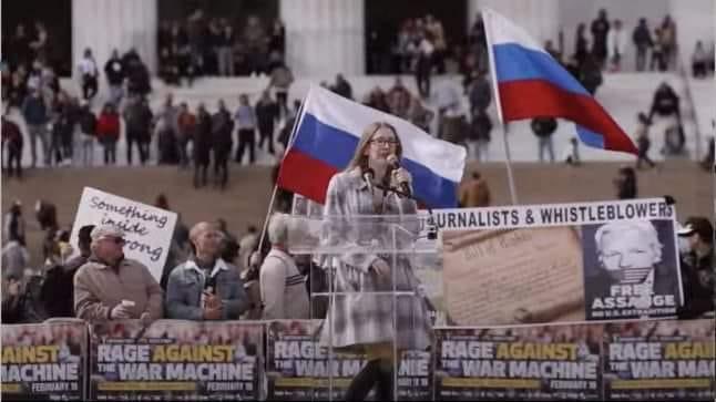 Pro-Russian rally in Washington, D.C. today