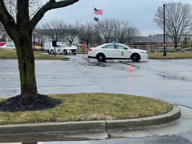 Indiana State Police are investigating an officer-involved shooting at the Sundance Apartments on Sundance Drive, near Southport Road