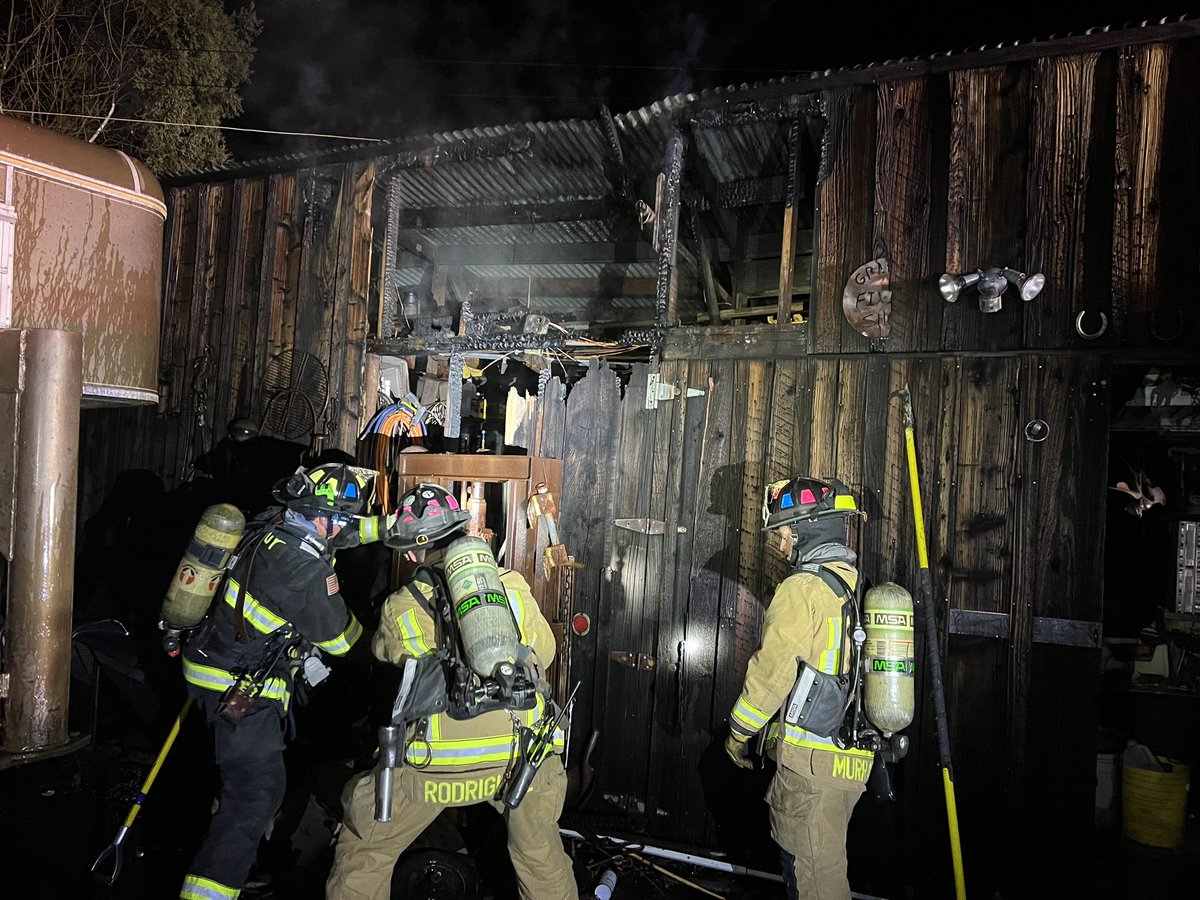 Firefighters are on scene of  BarnFire in the area of Watsonville X Flossa Way. With an aggressive initial attack firefighters kept it to the one structure. Firefighters will be in the area for the next 1-2 hours. No reported injuries. Cause is under investigation