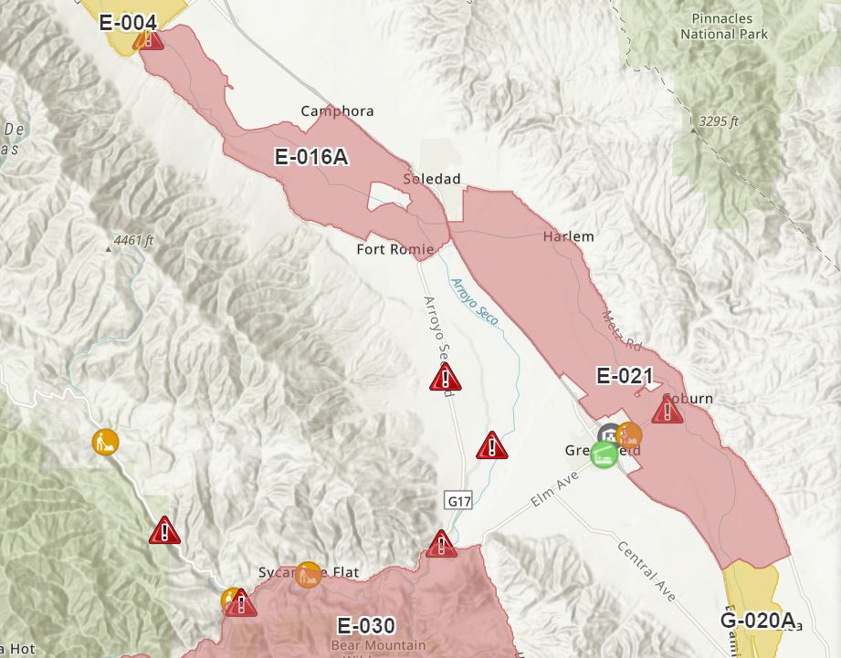 The Monterey County Sheriff's Office has upgraded the Evacuation Warning to Evacuation Order for residents in Salinas River areas due to flooding