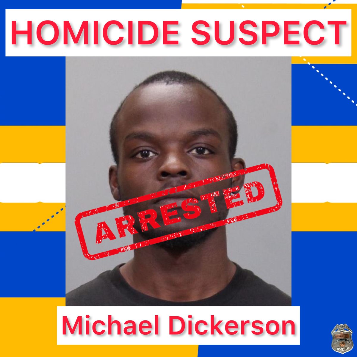 SWAT & K-9 Unit along with help from the U.S. Marshals' Southern Ohio Fugitive Apprehension Strike Team (SOFAST) arrested a fugitive charged in a 2022 deadly shooting. Michael Dickerson was taken into custody by officers today on S. Ashburton Rd. in Columbus