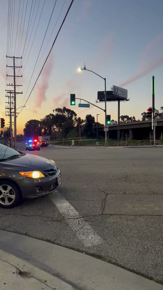 Deputies say an Uber driver was shot and killed by one of his passengers at this 7-Eleven in Lynwood. The 2 passengers took off with the drivers car, which they later ditched in a nearby neighborhood. Deputies are now searching for the passengers.