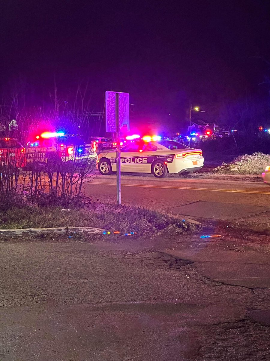 Heavy police presence at Clemmonsville Rd and Thomasville Rd in Winston-Salem Saturday night. Winston-Salem police say they're investigating a reported shooting. A large party got out of control. Police say someone fired a shot into the ground. No injuries. Suspect ran away