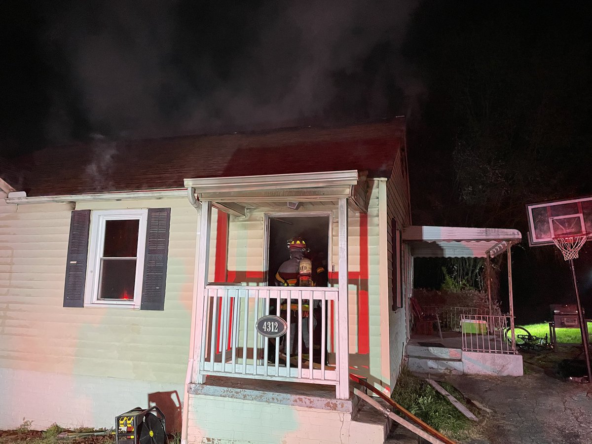 KFD is on scene of a working house fire in the 4300 block of Haynes road