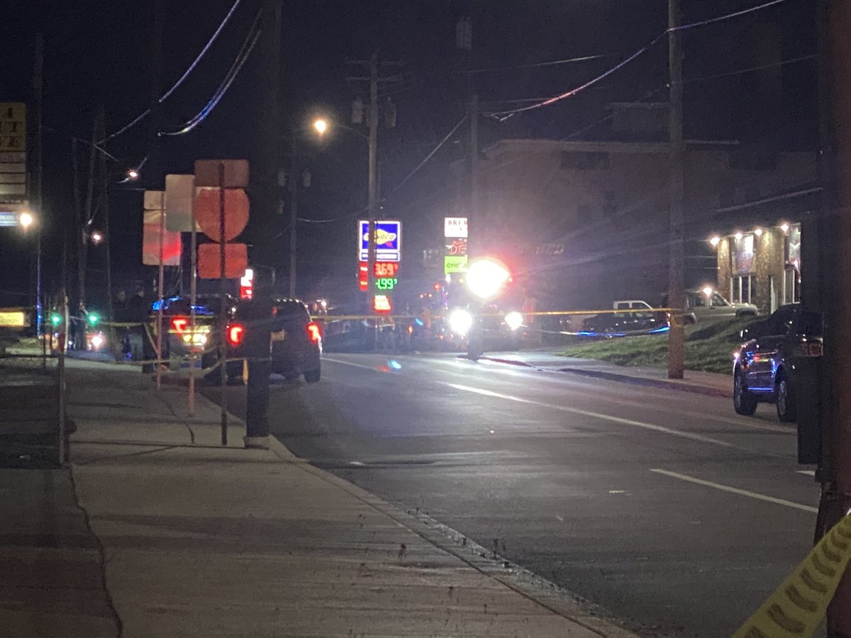 @PSPTroopBPIO tells happened outside Sunoco.  Washington Co. DA's Office says it involved Mount Pleasant & Smith Township officers and started with a chase. No officers were hurt.    County coroner also tells us they were called to respond to the scene