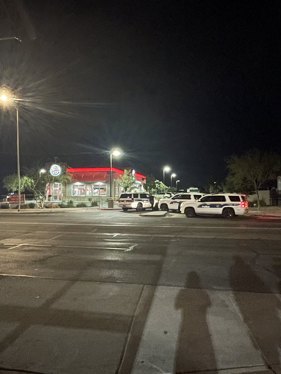 One woman is dead and another has life threatening injuries after a shooting at this Phoenix Burger King at Buckeye and 19th Ave last night. Police still investigating this morning.