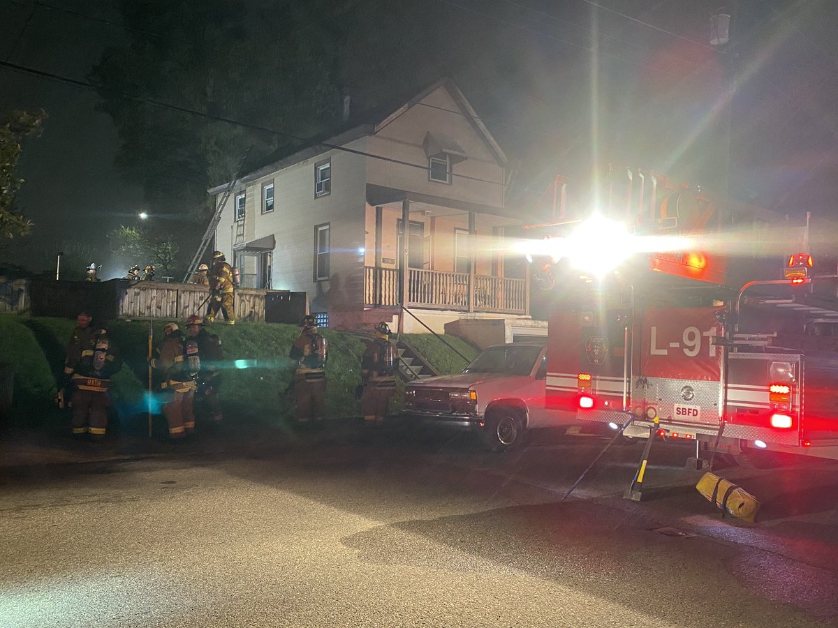 Fire in St. Bernard: Several FDs responding to a house fire on Baker Avenue. family members that a family of four and two cats got out. No injuries. One of the cats was rescued by firefighters. Crew still inside putting out some fore/hot spots.