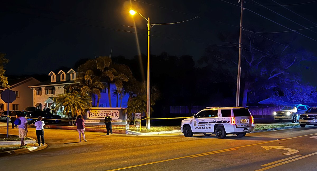 One person is dead and another is injured in a shooting at the Boardwalk Apartments located at 6401 102nd Ave. in Pinellas Park