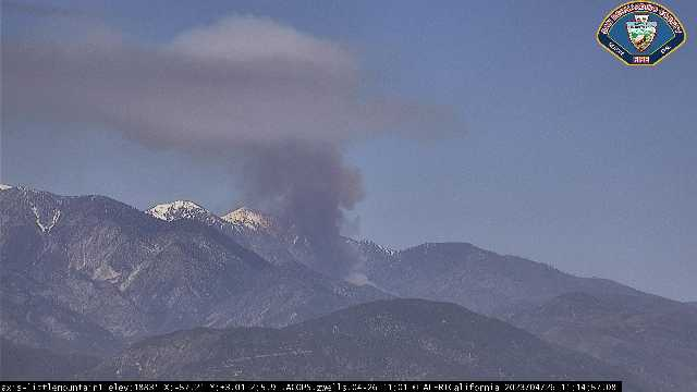 Air tankers heading that way now. NobFire LytleCreek @Angeles_NF