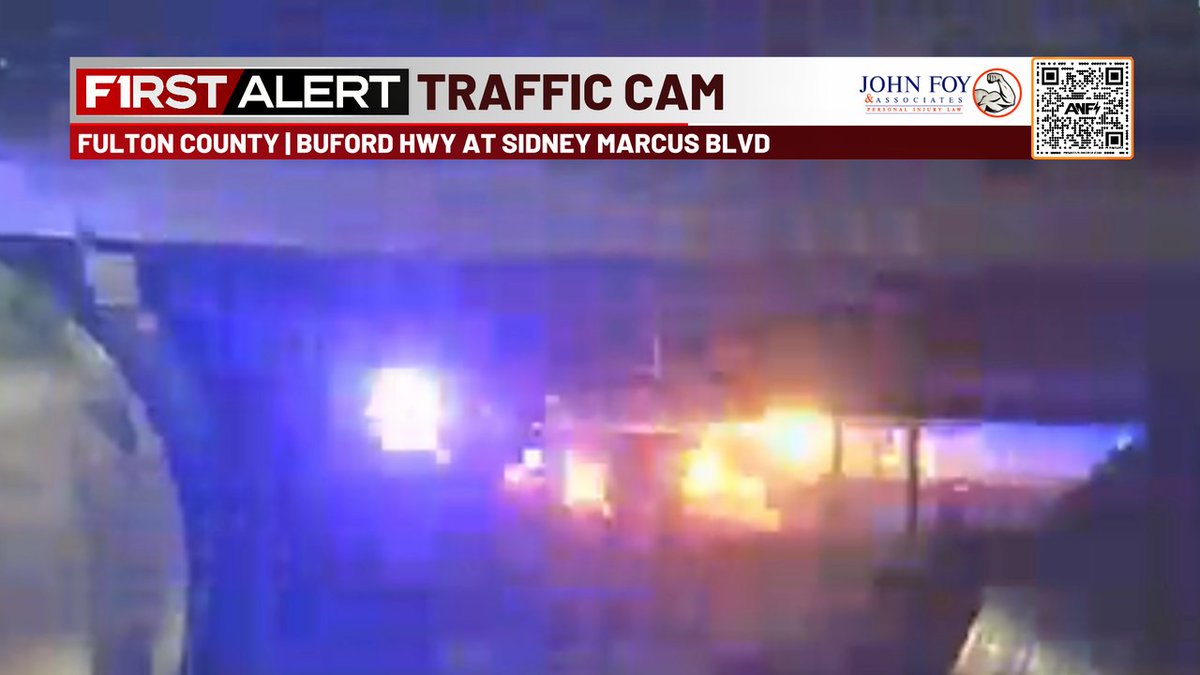 A car fire has blocked a lane(s) of of the Buford Highway and Sidney Marcus BLVD intersection. Scoot over and slow down. Emergency crews are working to put out the fire and clear the incident