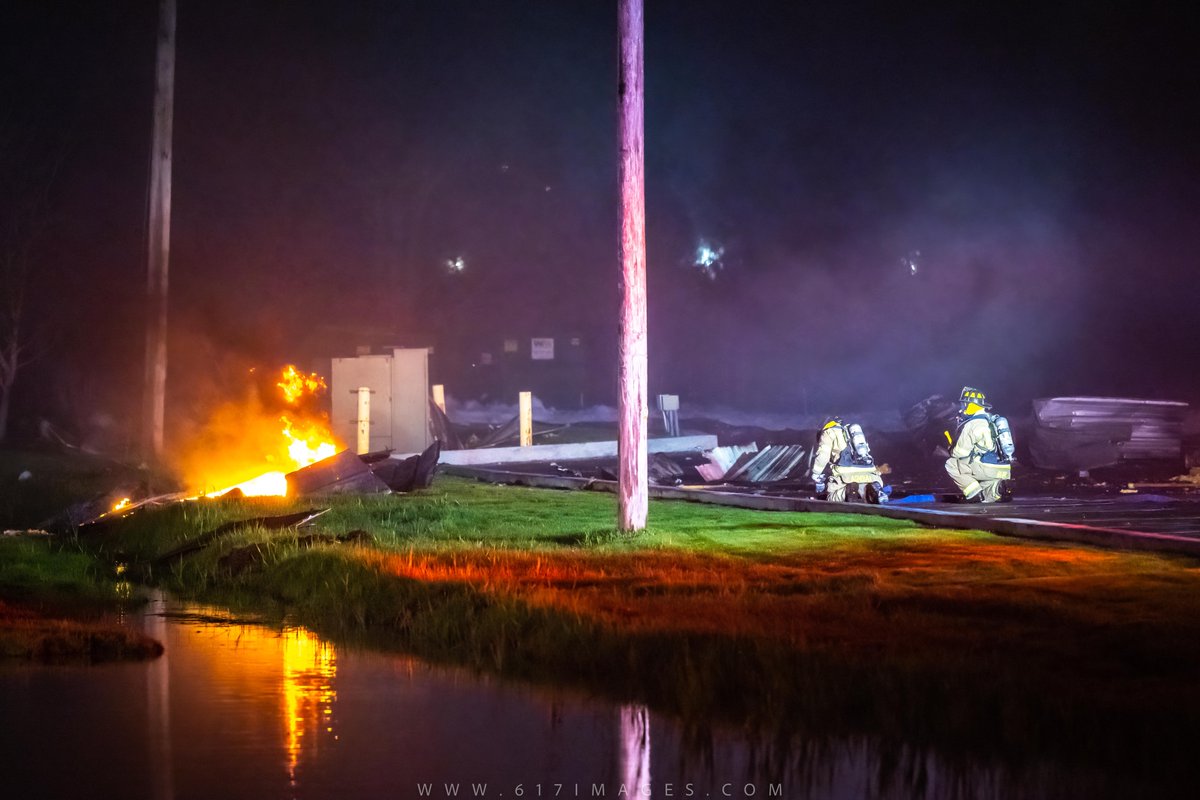 Newburyport - 9 Opportunity Way - 4th Alarm Fire with  Tier 2 Hazmat - Companies on scene of a building explosion in the Seqens/PCI Synthesis plant. 4 workers tx to Anna Jaques Hospital, 1 worker still unaccounted for