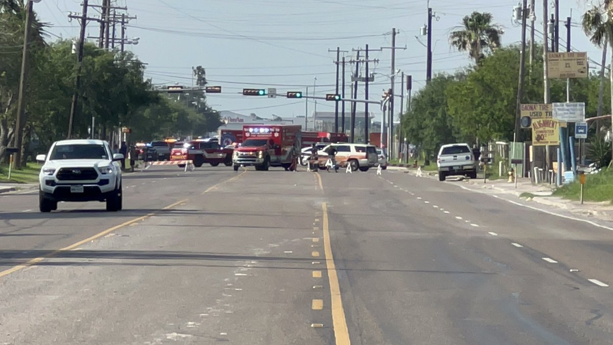 Fatal car incident in Brownsville, TX - 7 dead, multiple injured. A vehicle struck a group of individuals outside of a migrant shelter around 0830a local. Officials working to confirm how many of the victims are migrants. Bystanders helped detain the driver