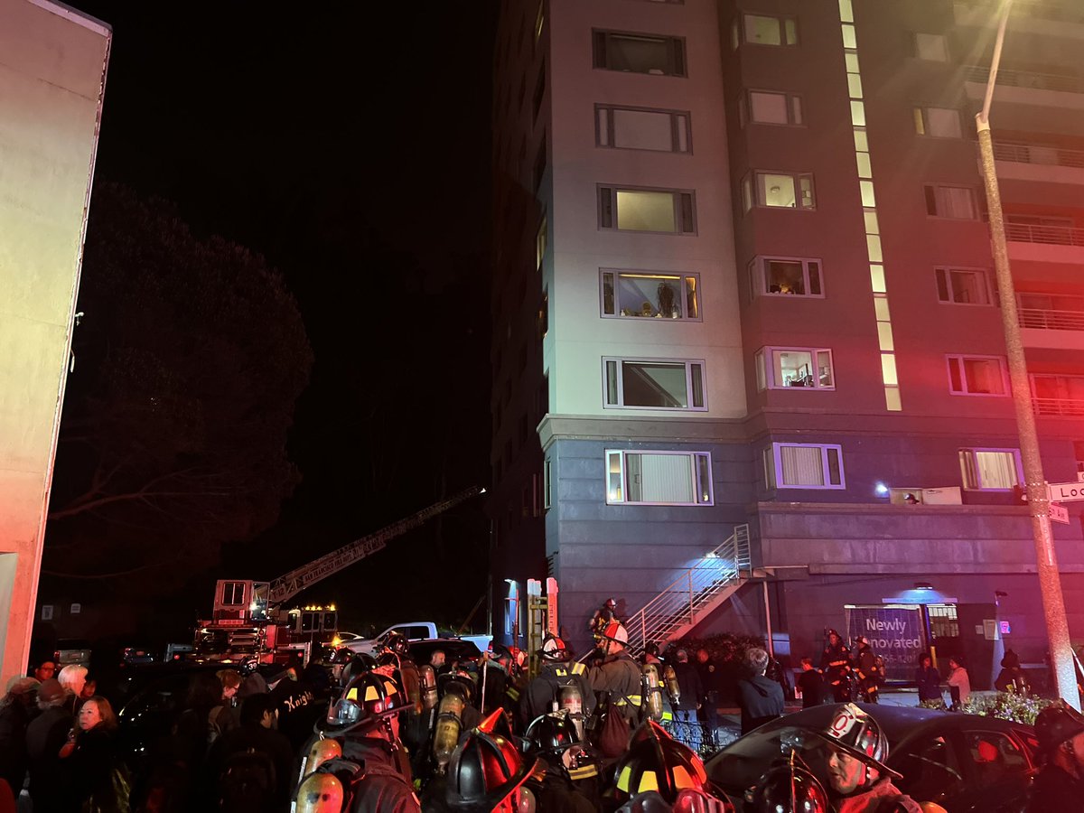 2-alarm multi-residential highrise fire 6 locksley ave. Multiple rescuesnn5 injured dispatched 1:04 am non scene 1:08 am avoid area