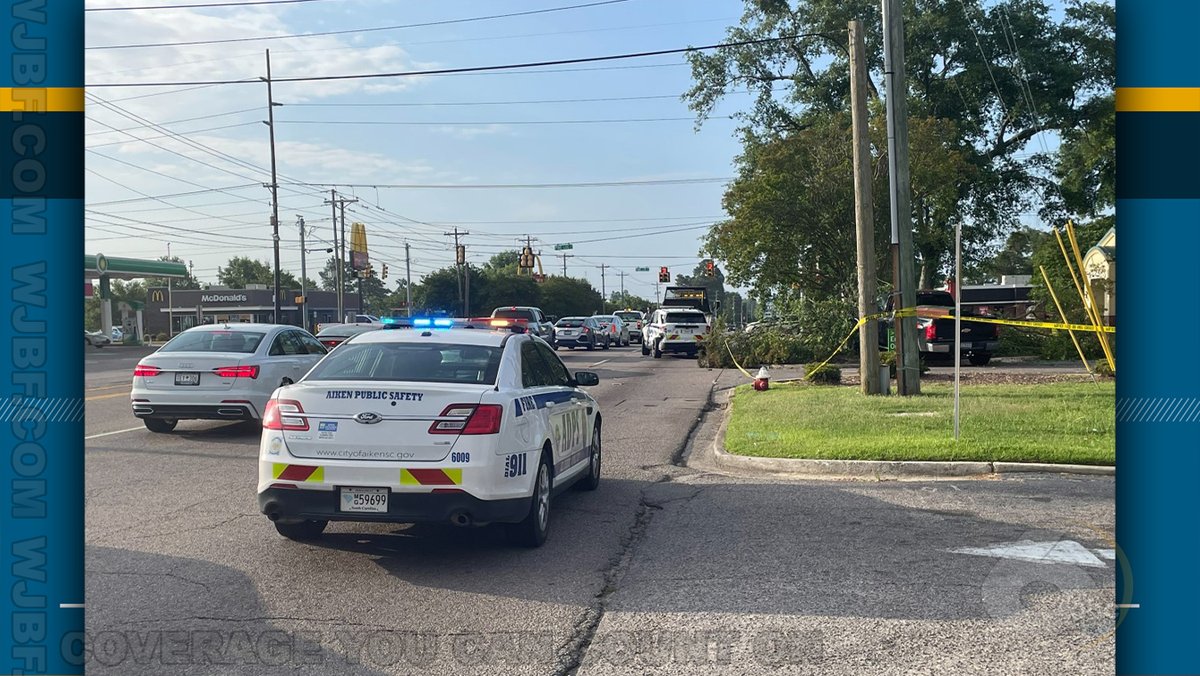 SLED and Aiken Public Safety are on the scene of an officer involved shooting on Whiskey Road in Aiken