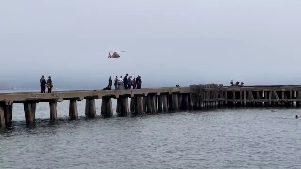 Emergency crews searching for person who fell off a pier in San Francisco, firefighters say.