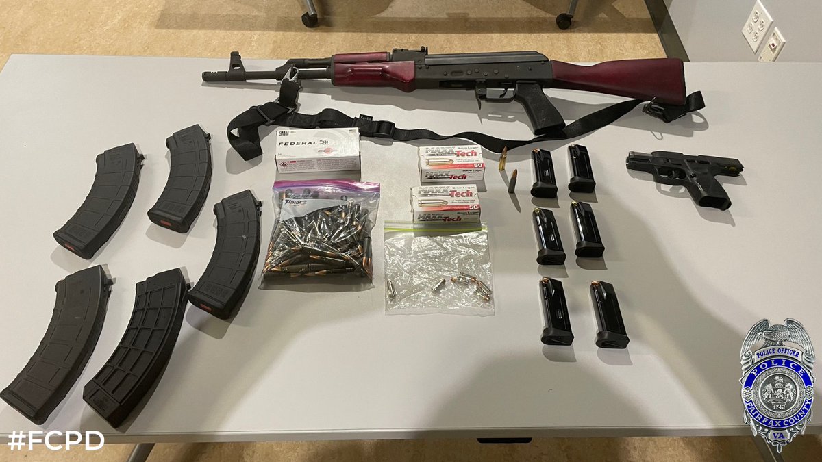 Man arrested yesterday in McLean, VA with an AK47. That individual was trespassing at a Preschool and apparently looking for the CIA