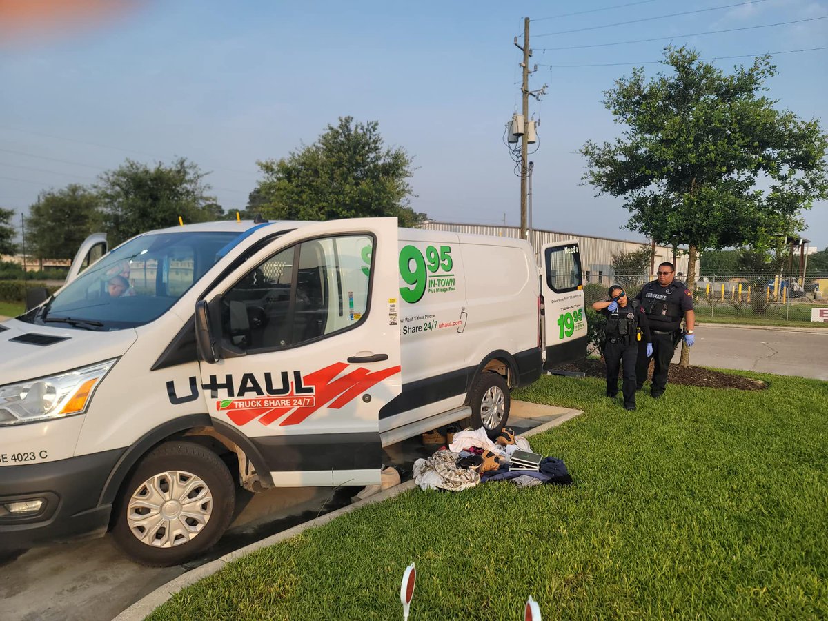 Deputies have an adult male in custody following a suspicious vehicle call in the 2500 block of FM 1960. Upon arriving, it was discovered that the vehicle was reported stolen. A male was located sleeping inside the vehicle and was found to have an open warrant for Theft