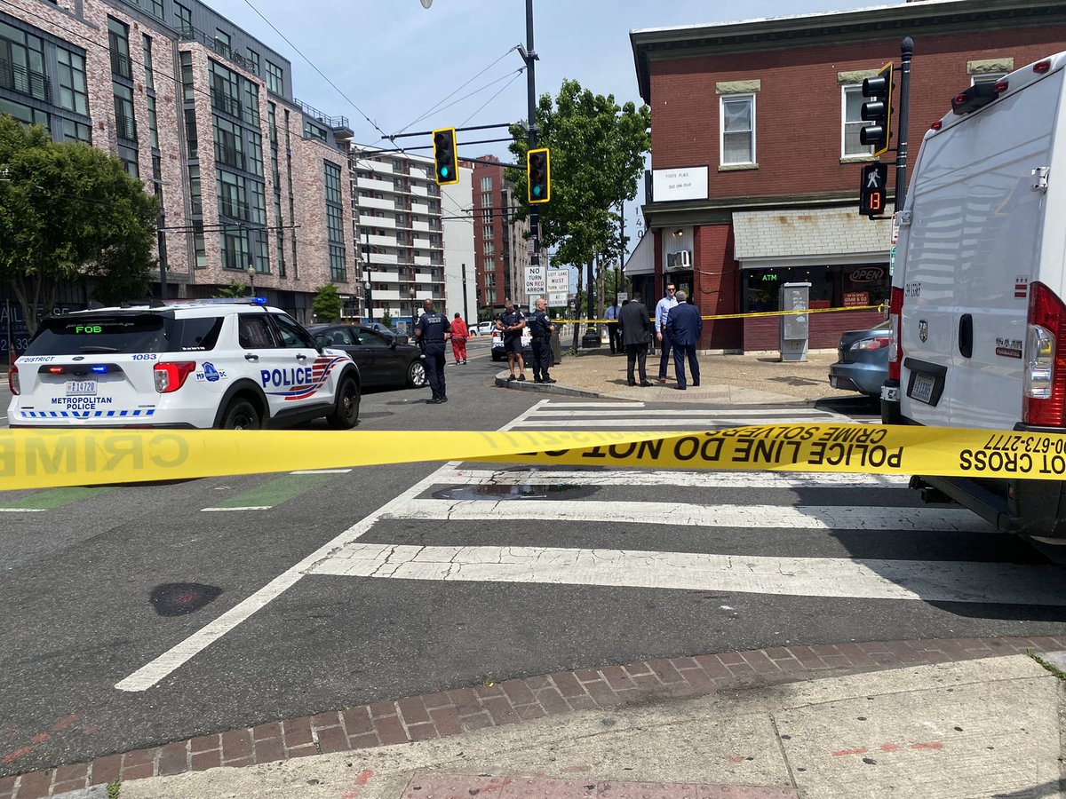 On the scene of a shooting right now at 14th and H Street NE. Police are inside Tony