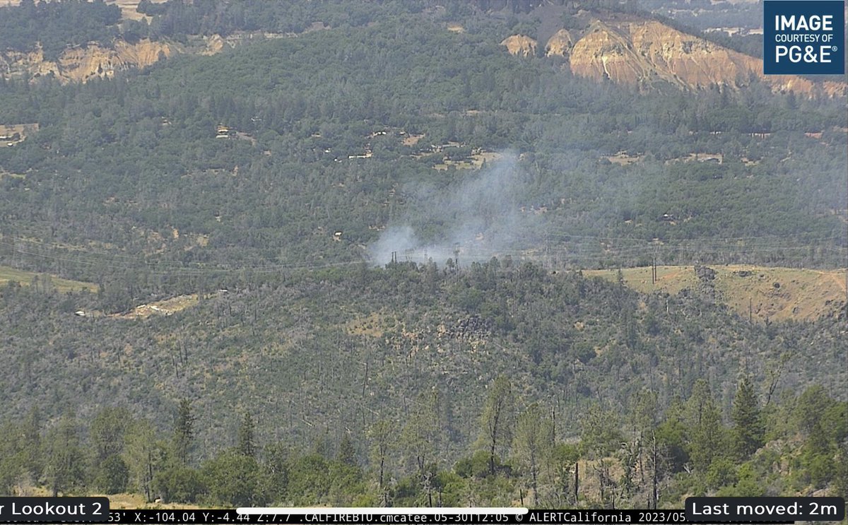 Units are responding to a vegetation fire off Rockytop Rd. in Cherokee