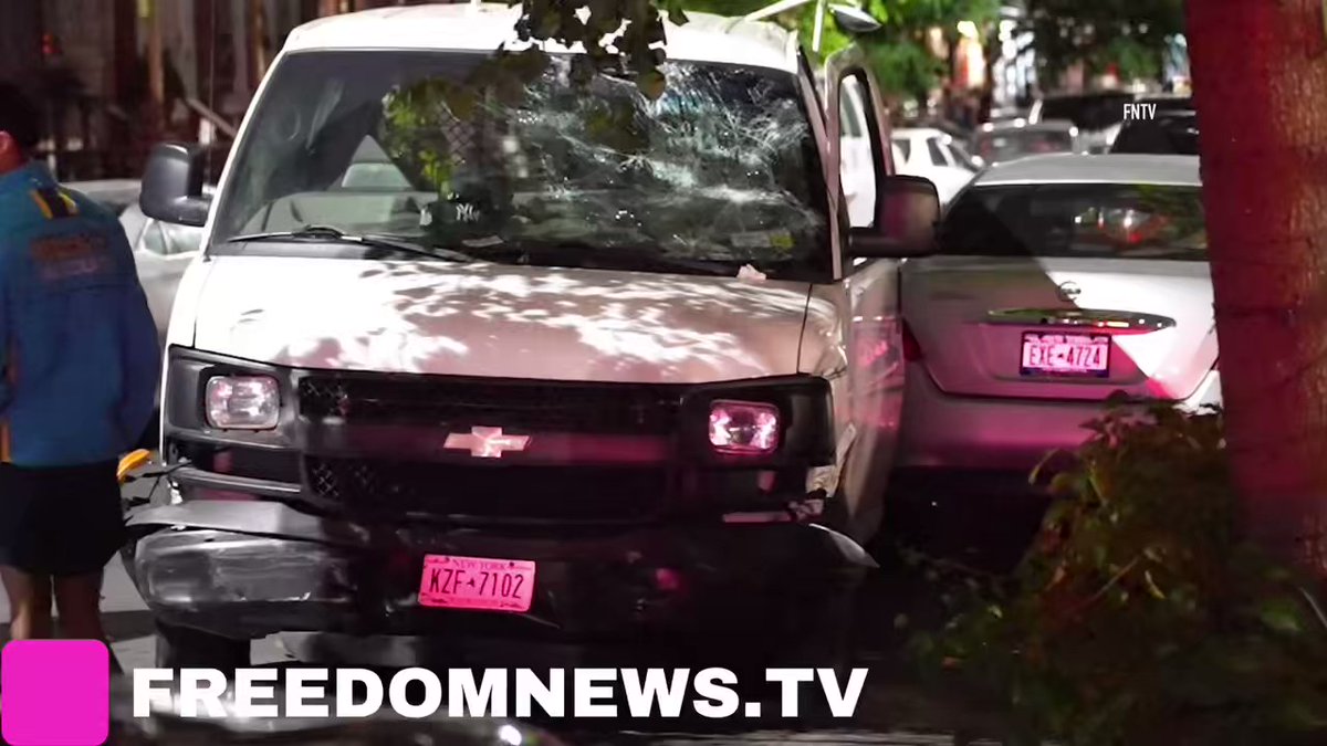 Heavy police presence for wrong way van driver who reportedly hit pedestrians and multiple vehicles causing injuries near E 94th St and Winthrop St in Brooklyn. One person was taken into custody with  charges pending.