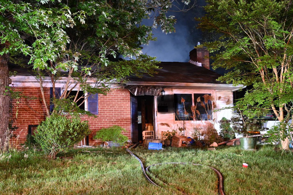 House Fire, 6200 Blk Seminole Pl, Berwyn Heights. PGFD arrived to find fire in single family home with multiple vehicles involved. Fire is out. Three residents evaluated for minor injuries, no transports. Cause is undetermined. Three adults displaced