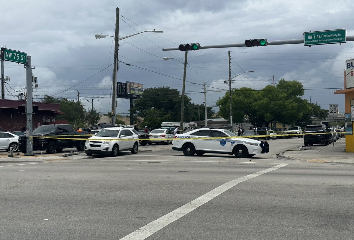 PIO On Scene of a shooting where an adult male was fatally shot at 7455 NW 7 Ave.