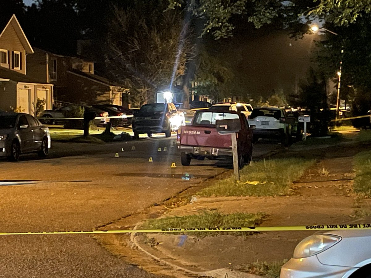 Police are investigating a shooting on Garfield Ave. An officer tells a man was shot. Police say the man has serious injuries. shooting happened just before 11:30 last night. counted 28 evidence markers