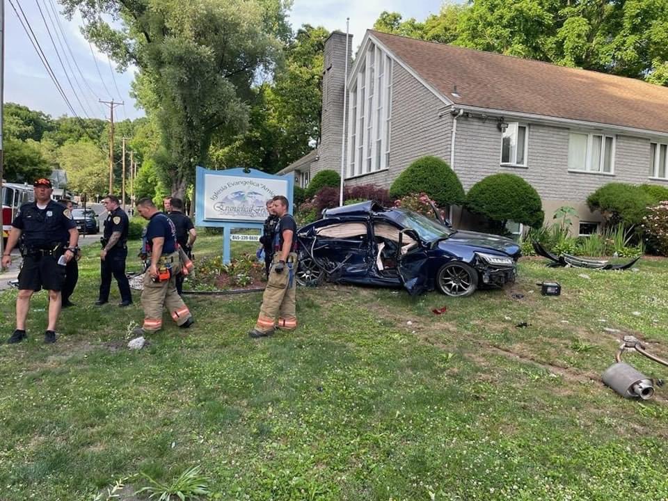 Five people injured in serious two car crash near Murray Street in Kingston Thursday, according to fire officials