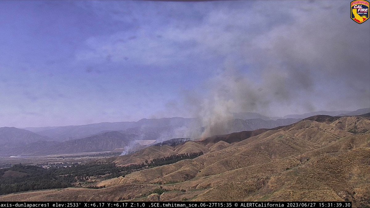 Video of the Nice Fire in San Bernardino County captured by @ALERTCalifornia cameras. With 1,000 strategically placed cameras, multiple organizations are revolutionizing fire detection, monitoring, and response efforts in our region