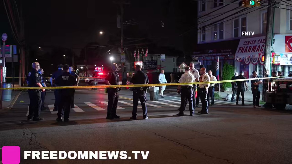 Police investigation ongoing for two teens shot around 11pm near a pizzeria at Forest  and  Broadway in the West Brighton neighborhood on Staten Island. The wounded pair were transported to University Hospital for further treatment