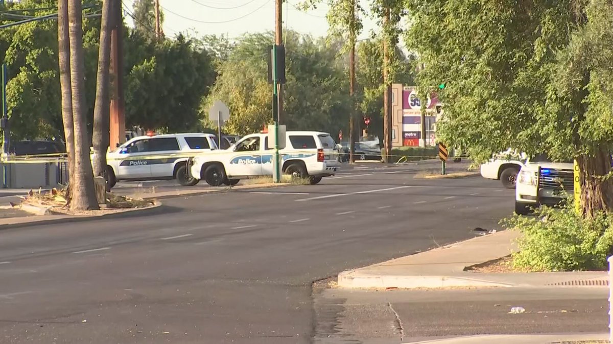 Woman hospitalized, man injured after being hit by a car in west Phoenix