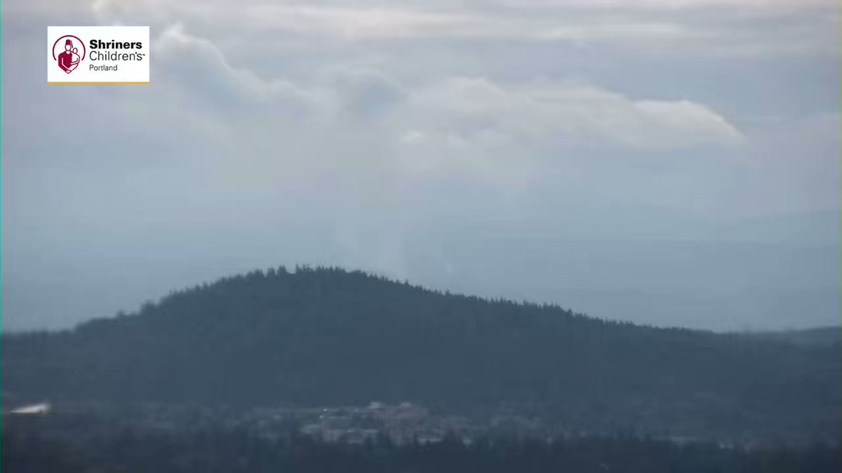 Wildfire burning near Estacada:   active wildfire near Estacada in Clackamas County. This is our view from Portland on this Monday morning