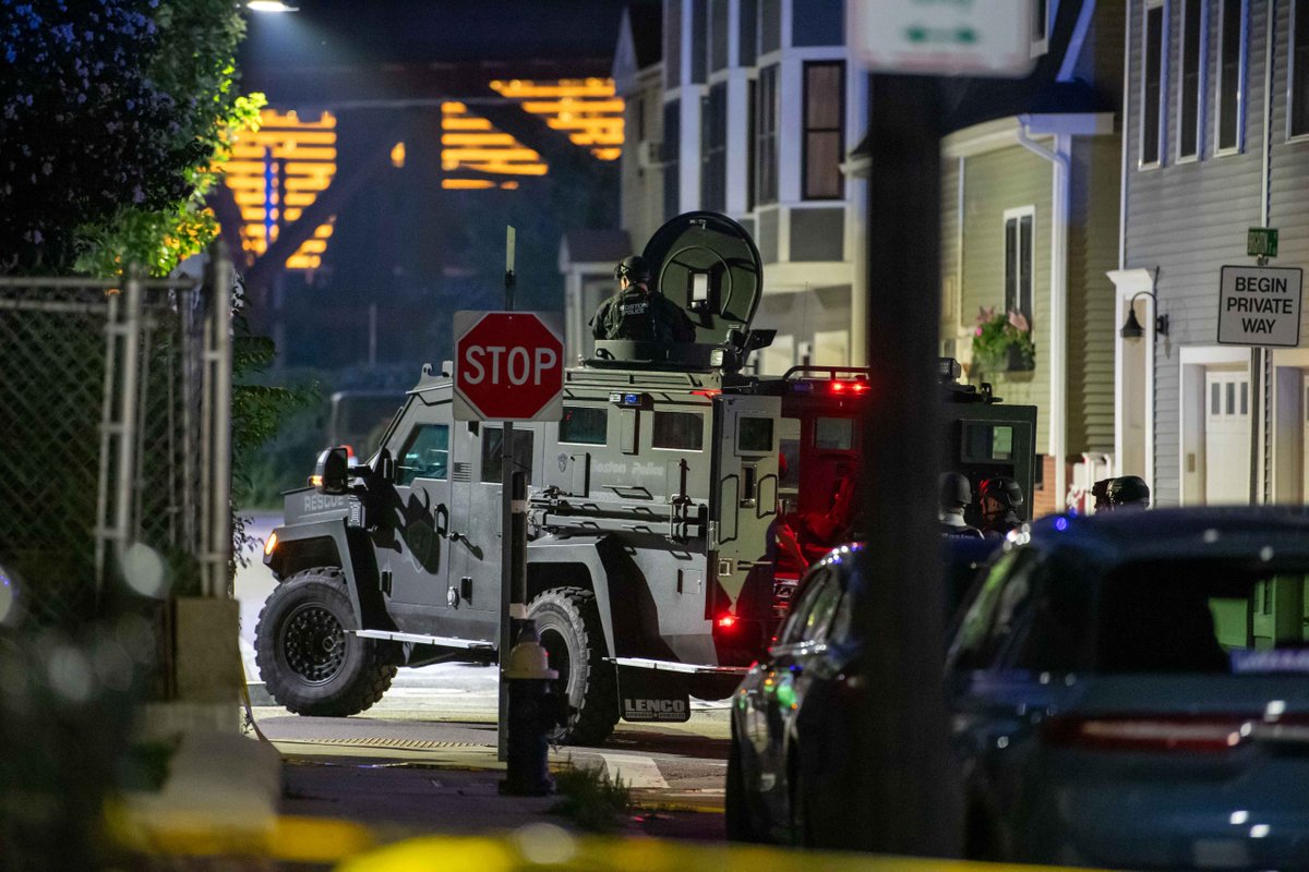 CHARLESTOWN, MA  A tense standoff lasting 9 hours finally came to an end in Charlestown as law enforcement successfully apprehended a man who had barricaded himself in a residence on Caldwell Street.