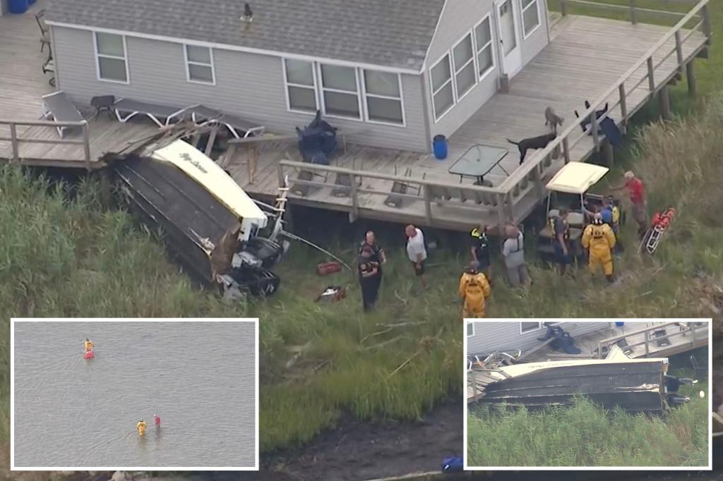 One dead as boat leaves water and slams home in West Fire Island