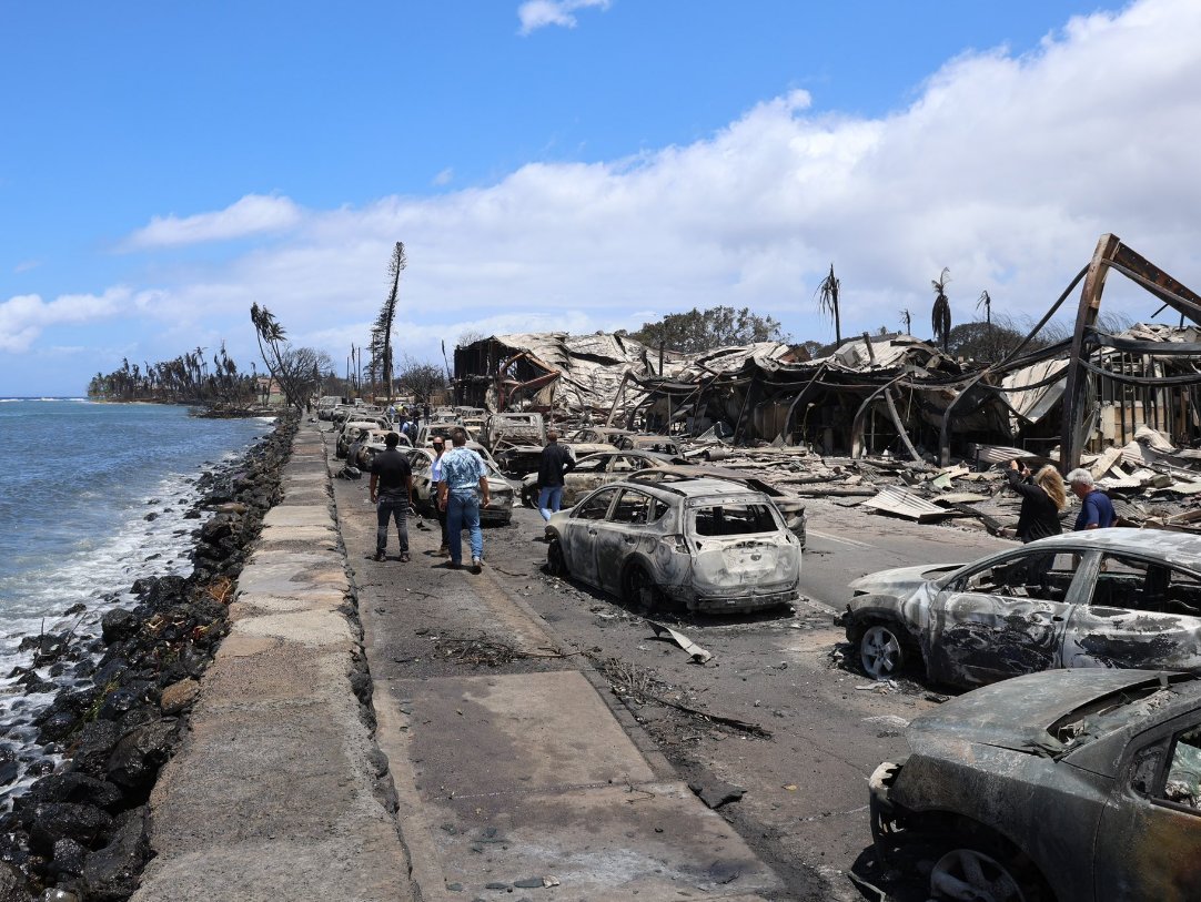 Photos showed the aftermath of what is  likely the largest natural disaster in Hawaii state history