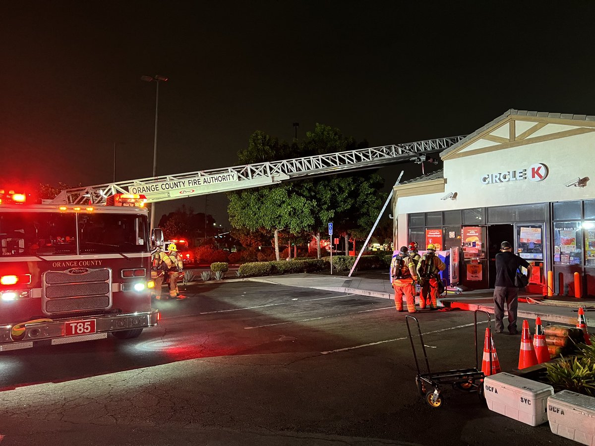 Westminster-Firefighters quickly stopped an early morning fire that started in a utility room at a Circle K before it could damage the rest of the structure. The call came in at 2:17 and was in the 13,000 block of Beach Bl. No injuries. Cause is under investigation