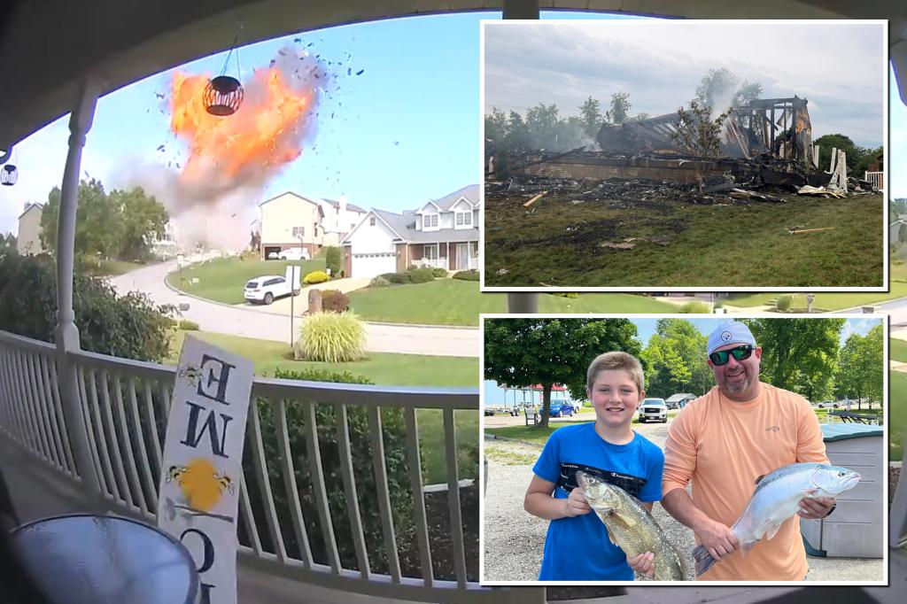 Video captures house exploding in Pennsylvania, killing five people