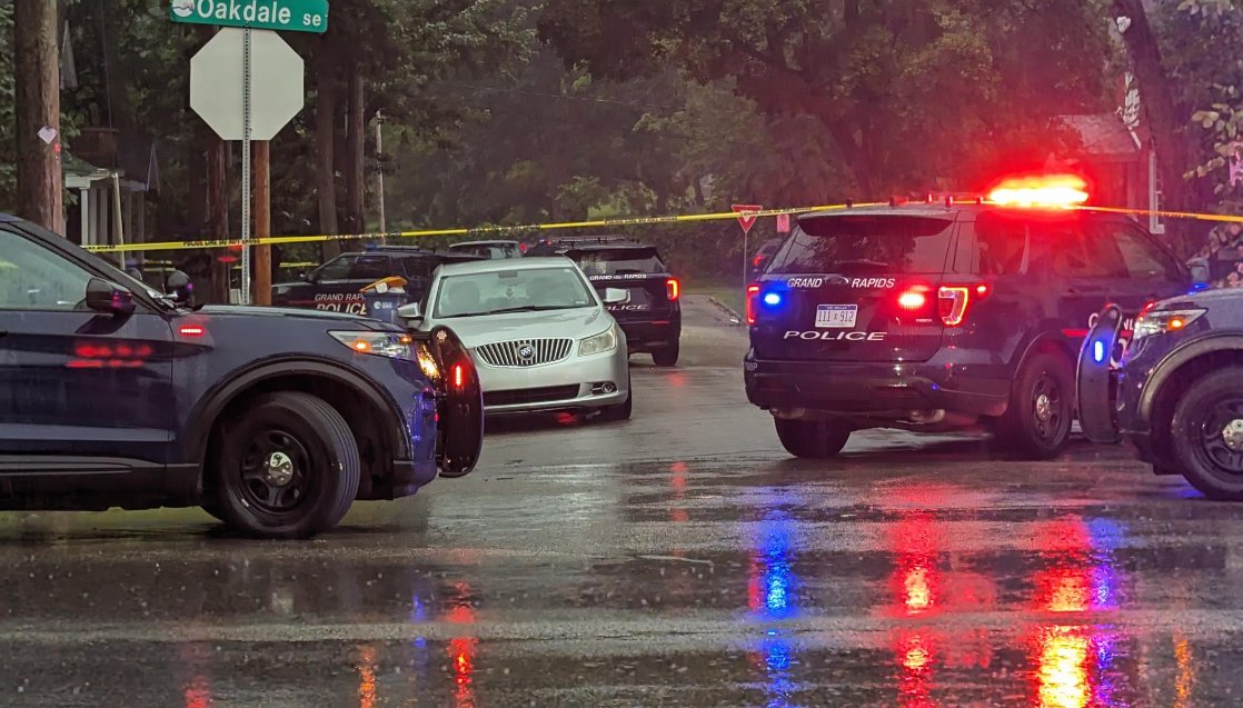 Grand Rapids police investigating two unrelated deadly shootings within seven hours of each other. The first, reported about 1:40 a.m. today on Burton Street SW, left a man dead. The second, on Union Avenue SE near Oakdale Street, happened about 8 a.m. A woman died